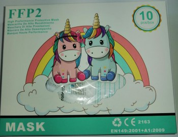 MASCARILLAS NIÑO FFP2
